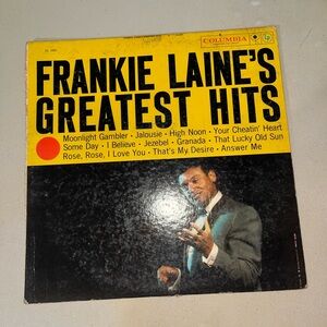 Frankie Laine Greatest Hits Vinyl Album